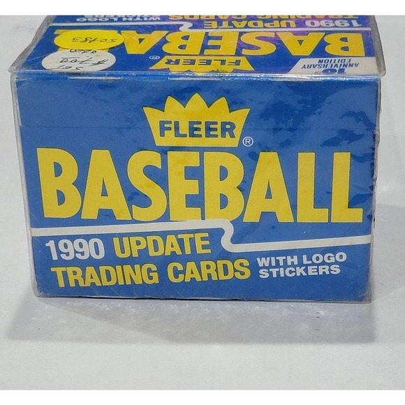 10th Anniversary UNOPENED FACTORY SEALED 1990 Fleer Baseball Cards - 132 cards - Picture 4 of 4